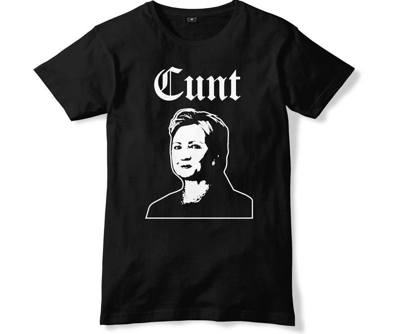 Men's HILLARY CUNT SHIRT