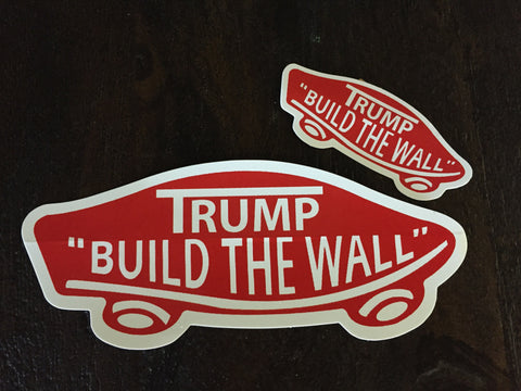 Trump-Build The Wall Sticker